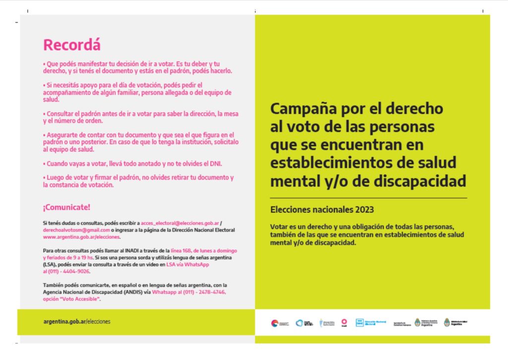 Derecho al Voto - Díptico 1