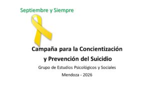 «Septiembre y Siempre» – 2 – Campaña de concientización para la prevención del Suicidio